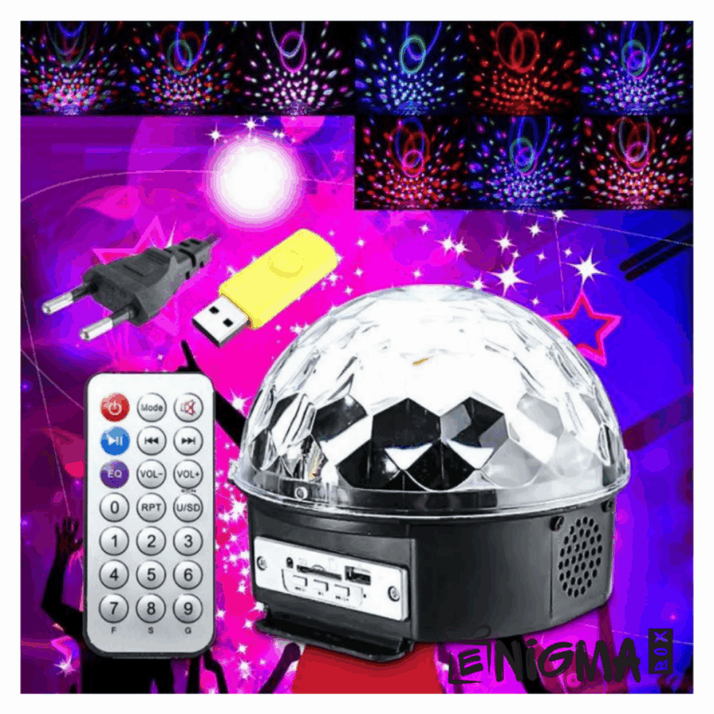 Bluetooth led disko svetlo sa zvučnikom