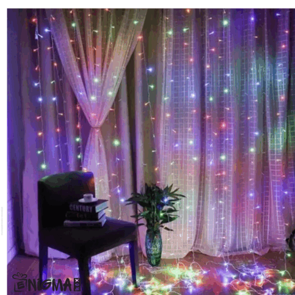 LED zavesa novogodisnja 3x3 metara RGB Sarena