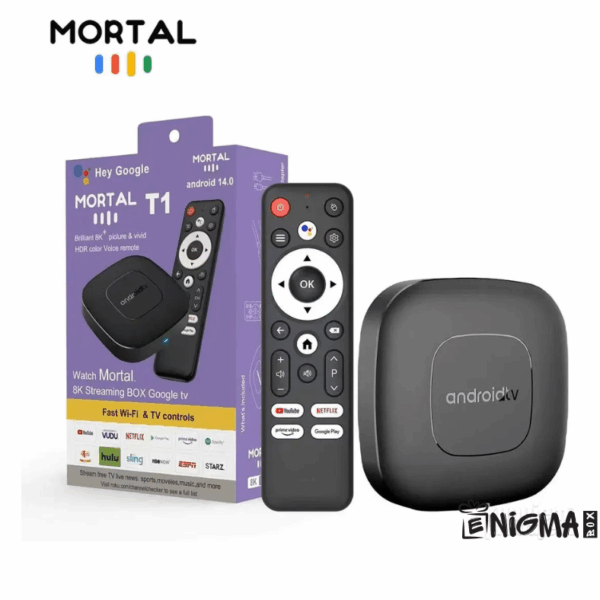 Android Tv Box Mortal T1 4k Ultra HD Android 14 5G 2G/16G