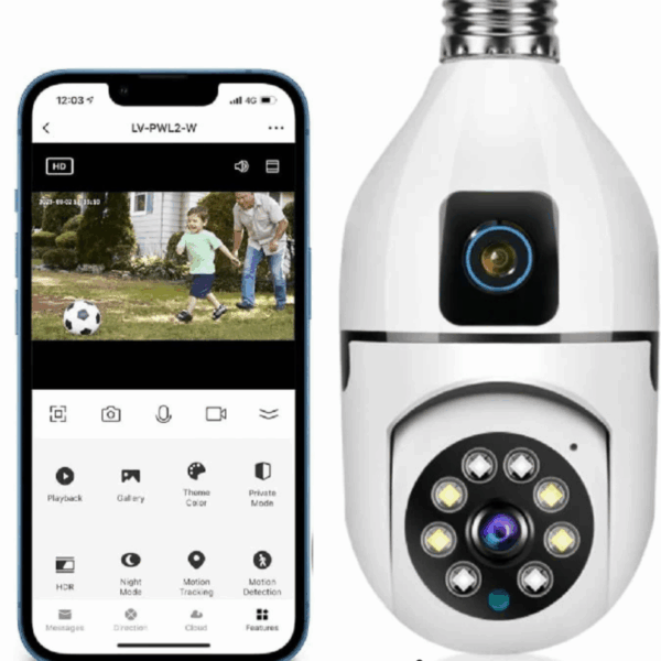 WIFI bežična smart sijalica sigurnosna kamera full HD