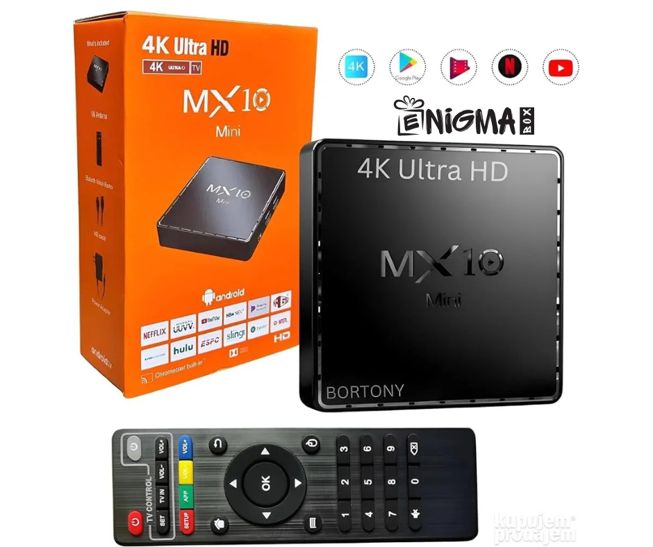Smart Tv Box MX 10 pro 4k Ultra HD Android 13 5G 128G/512G