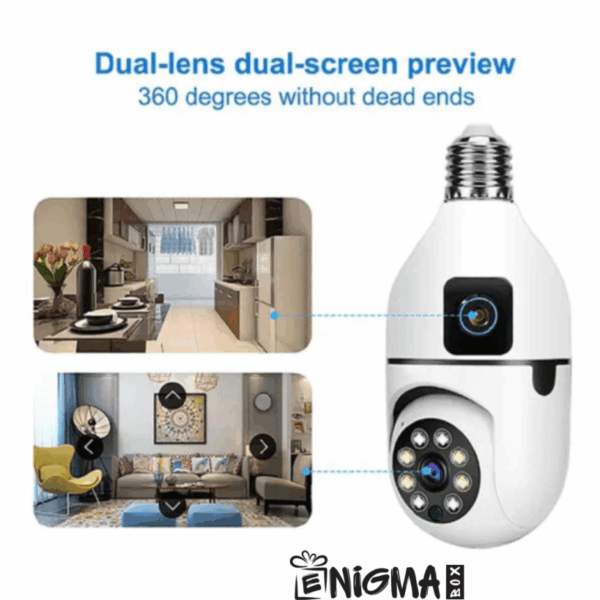 WIFI bežična smart sijalica sigurnosna kamera full HD